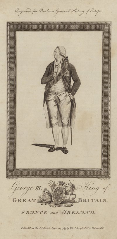 Ison-Britannian ja Irlannin kuningas George III tekijältä English School