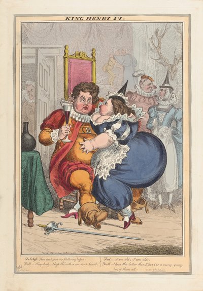 Kuningas Henrik IV, pub.1827 (käsinvärinen kaiverrus) tekijältä English School