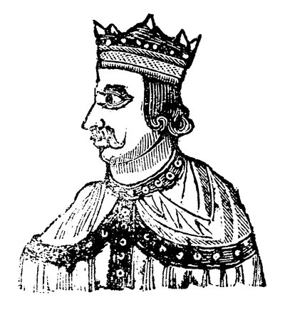 Kuningas Henrik I (puupiirros) tekijältä English School