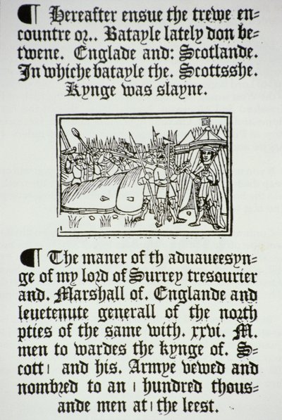 Kuningas Henrik VIII (1491-1547) ja hänen ritarinansa Englannin voiton jälkeen skotteista Flodden Fieldissä vuonna 1513 tekijältä English School
