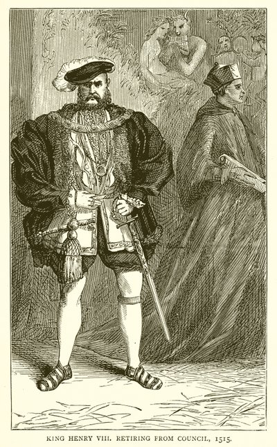 Kuningas Henrik VIII jää eläkkeelle neuvostosta, 1515 tekijältä English School