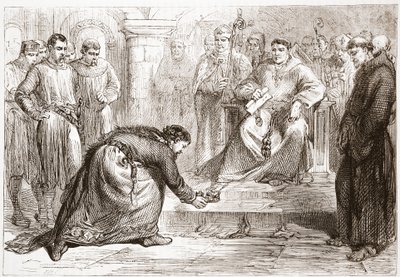 King John and the Popes Legate, kuvitus James Aitken Wylien (1808-1890) teoksesta The History of Protestantism, pub. 1878 tekijältä English School