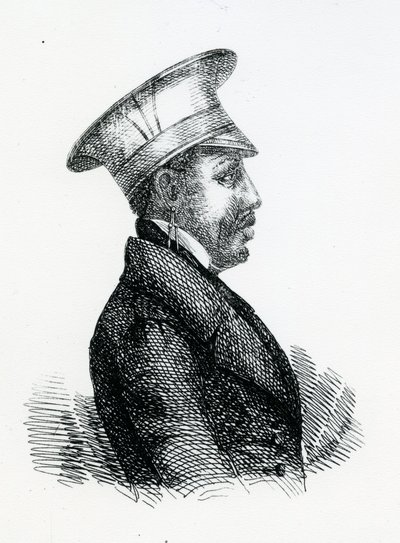 King Moshoeshoe I (n. 1786-1870) (kaiverrus) tekijältä English School