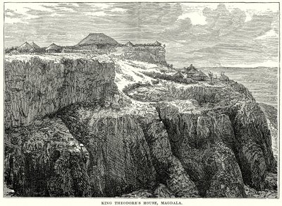 Kuningas Theodorin talo, Magdala (kaiverrus) (kaiverrus) tekijältä English School