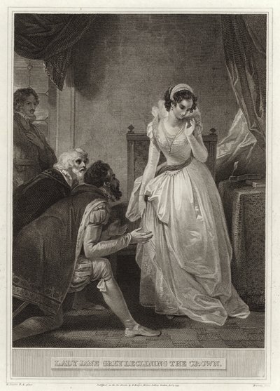 Lady Jane Gray hylkää kruunun tekijältä English School