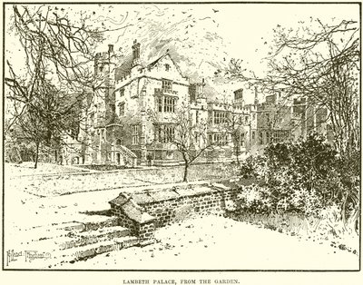 Lambeth Palace, puutarhasta tekijältä English School
