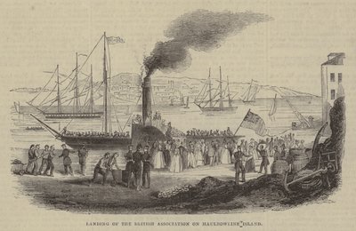British Associationin laskeutuminen Haulbowline Islandille tekijältä English School