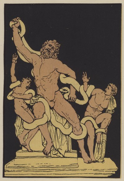 Laocoon (väri litho) tekijältä English School