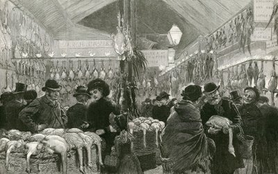 Leadenhall Market joulun aikaan tekijältä English School