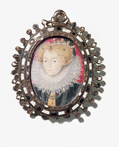 Lettice Knollys, Lady Leicester (akvarelli vellum) tekijältä English School