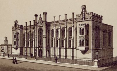 Liverpool: Liverpool College, Shaw Street (litografia). tekijältä English School