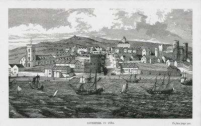 Liverpool vuonna 1680 (kaiverrus) tekijältä English School