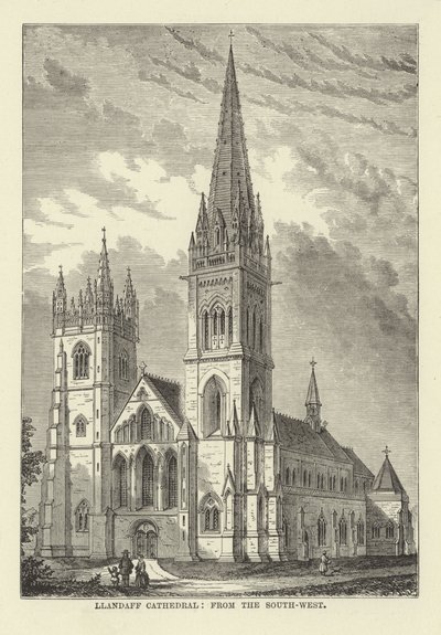 Llandaff Cathedral, lounaasta tekijältä English School