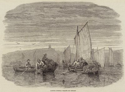Pesca de llagosta (gravat) finlandès tekijältä English School