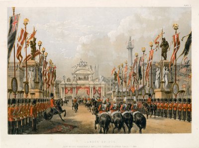 London Bridge, Lontoon Honorable Artillery Companyn ylläpitämä 7. maaliskuuta 1863 tekijältä English School
