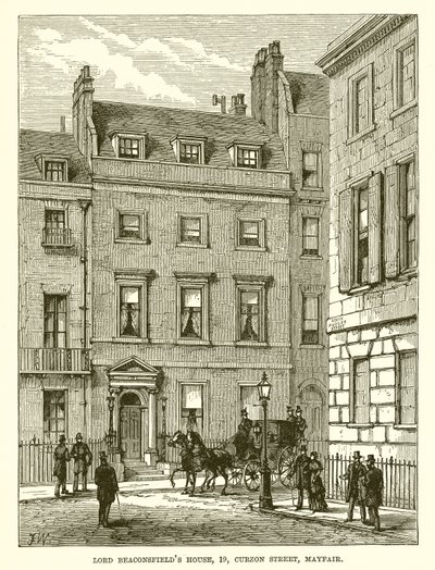 Lord Beaconsfields House, 19, Curzon Street, Mayfair tekijältä English School