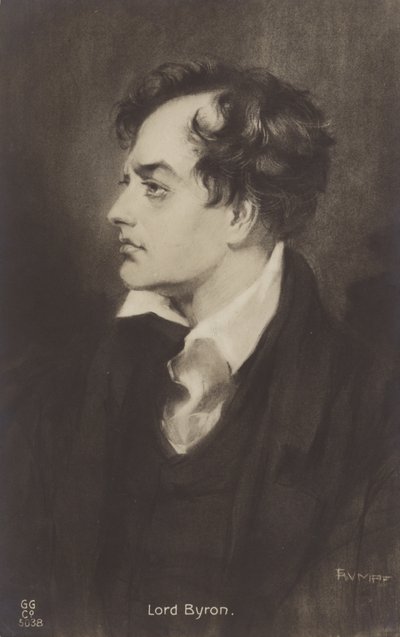 Lord Byron (1788-1824), englantilainen runoilija tekijältä English School