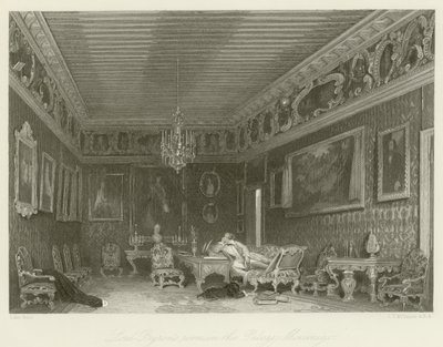 Lord Byronsin huone Palazzo Mocenigossa tekijältä English School