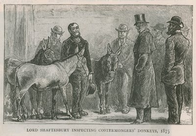 Lord Shaftesbury tarkastamassa hintakauppiaiden aaseja tekijältä English School