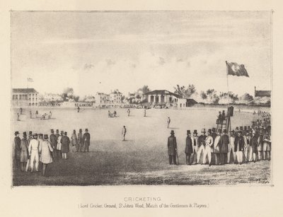 Lords Cricket Ground, S Johns Wood, Match of the Gentlemen and Players tekijältä English School