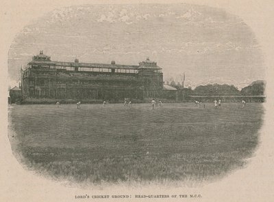 Lords Cricket Ground, MCC:n päämaja tekijältä English School
