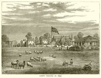 Lords Ground vuonna 1837 tekijältä English School
