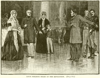 Louis Philippe kuulee vallankumouksen tekijältä English School