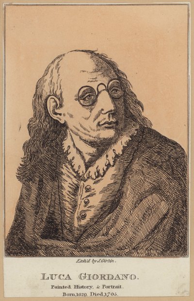 Luca Giordano, italialainen taidemaalari ja taidegraafikko (etsaus) tekijältä English School