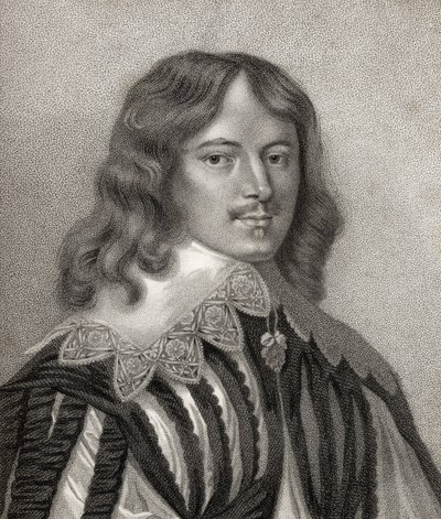 Lucius Cary, kaiverrettu Bocquet, kuvitus 