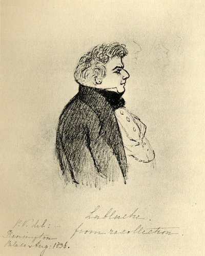 Luigi Lablache (1784-1858) (kaiverrus) tekijältä English School