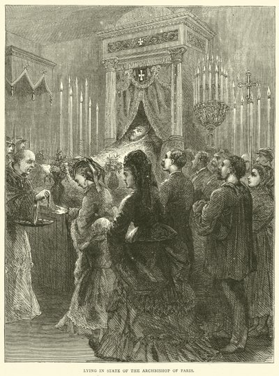 Makaa Pariisin arkkipiispan tilassa, 1871 tekijältä English School