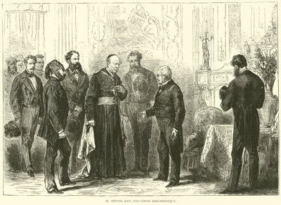 M Thiers ja diplomaattikunta, maaliskuu 1871 tekijältä English School