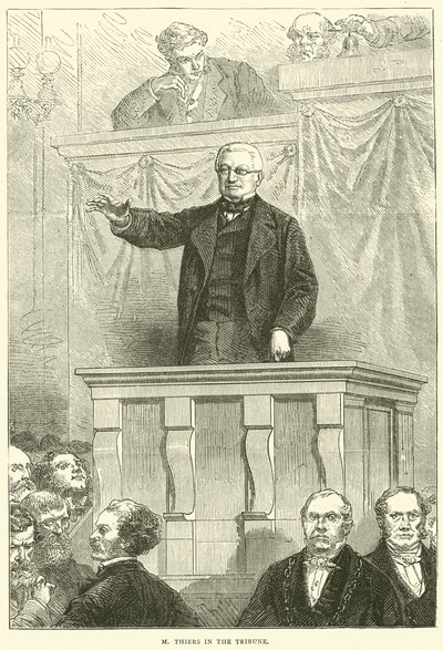 M Thiers Tribunessa, 1871 tekijältä English School