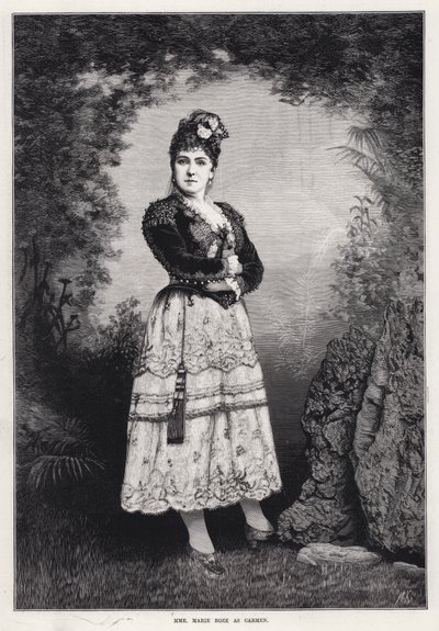 Madame Marie Roze Carmenina (kaiverrus) tekijältä English School