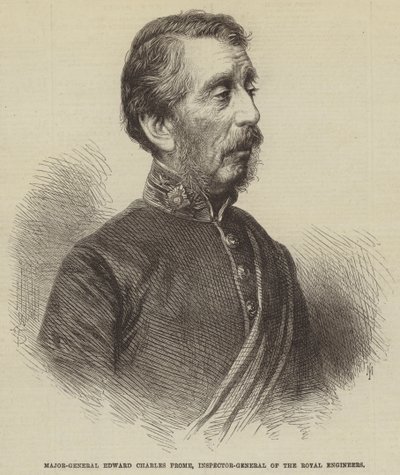 Kenraalimajuri Edward Charles Frome, Royal Engineersin kenraalitarkastaja (kaiverrus) tekijältä English School