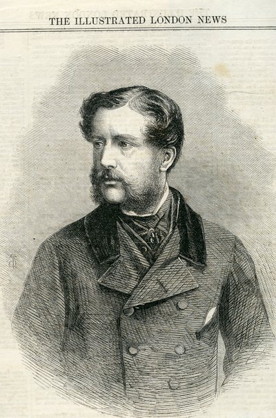 Majuri Charles Nasmyth (1825-61) kuvitetusta London Newsista 13. heinäkuuta 1861 tekijältä English School
