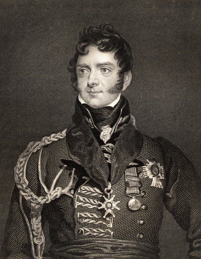 Kenraalimajuri Sir Henry Torrens (1779-1828) (litho) tekijältä English School