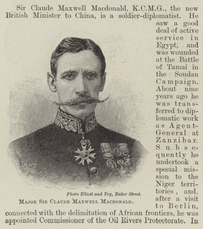 Majuri Sir Claude Maxwell Macdonald (kaiverrus) tekijältä English School