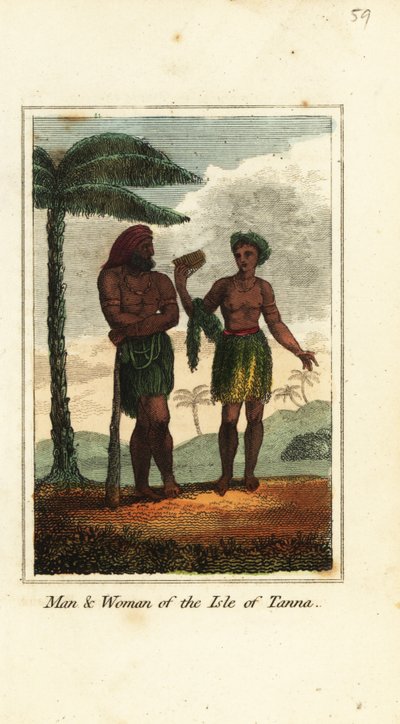 Mies ja nainen Isle of Tannasta, Vanuatu tekijältä English School