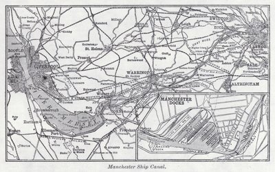 Manchester Ship Canal (litho) tekijältä English School