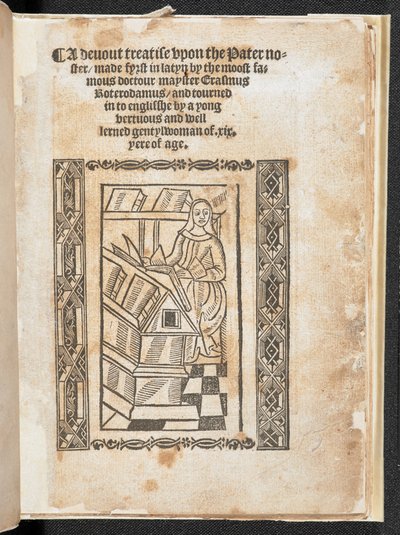 Margaret Roper teoksesta "A Devout Treatise upon the Pater noster" tekijältä English School