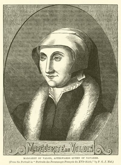 Margaret of Valois, myöhemmin Navarran kuningatar (kaiverrus) tekijältä English School