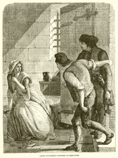 Marie Antoinette kutsuttiin teloituksiin tekijältä English School
