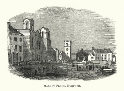 Market Place, Morpeth (kaiverrus) tekijältä English School