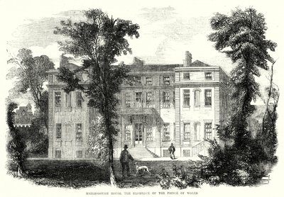Marlborough House, Walesin prinssin asuinpaikka (kaiverrus) tekijältä English School