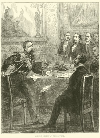Marsalkka Leboeuf neuvostossa 1870 tekijältä English School