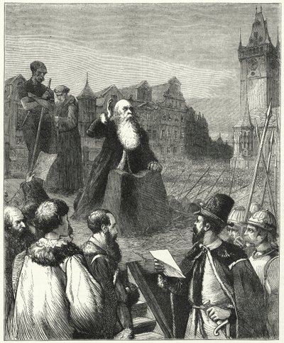 Rakennusliikkeen paroni Wenzelin marttyyrikuolema, Praha, 1621 tekijältä English School