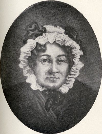 Mary Ann Lamb (1764-1867) kuvitus teoksesta "Little Journeys to the Homes of Famous Women", julkaistu 1897 (litho) tekijältä English School