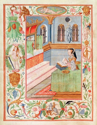 Mary I siunaus krampisormukset (pigmentti vellum) tekijältä English School