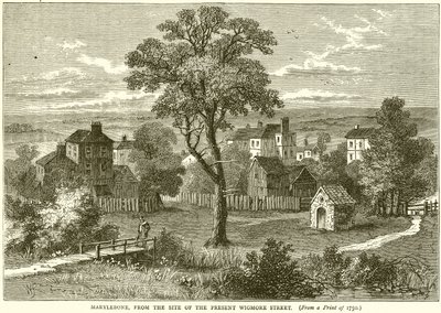 Marylebone nykyisen Wigmore Streetin paikalta tekijältä English School